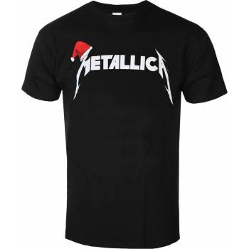 Image 1 of ROCK OFF мъжка тениска Metallica- Santa hat Logo - Черен - METTS65MB