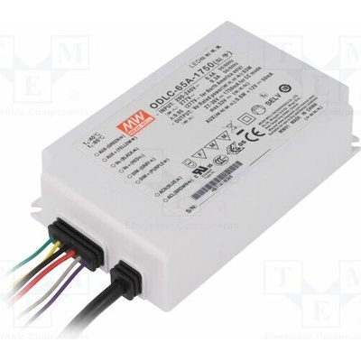 MEAN WELL ODLC-65A-1750 Napájecí zdroj: spínaný; LED; 65W; 27÷36VDC; 1750mA; 180÷295VAC