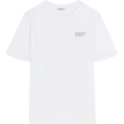 Scalpers Тениска 'New Stroke' бяло, размер XXL