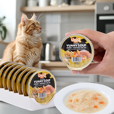 Uniq Pets Royal kurací a zeleninový vývar 8 x 30 g
