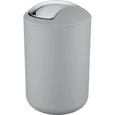 Wenko Odpadkový koš BRASIL GREY, šedý - 6,5 l