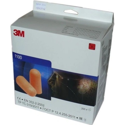 3M 1100 Chrániče sluchu SNR 37 dB 200 párů