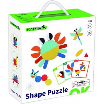 Tooky toys Пъзел с форми, 55 части (tf585)