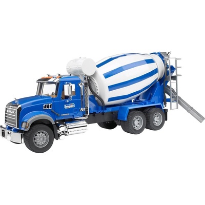 BRUDER Bruder MACK Granite LKW модел бетоновоз с миксер, син/бял (02814)