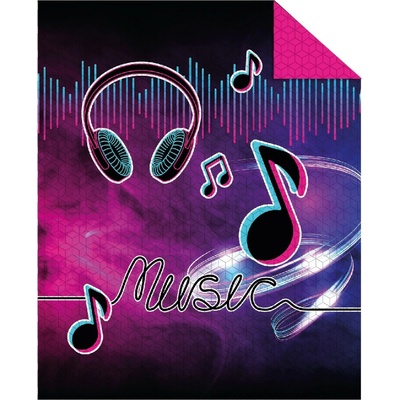 Detexpol Luxusný prehoz na posteľ 170x210 Music