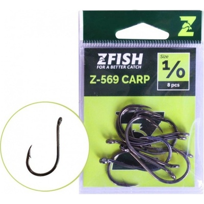 Zfish Carp Hooks Z-569 vel.6 10 ks