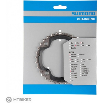 Shimano SLX FC-M670 prevodník, 32T, 3x10