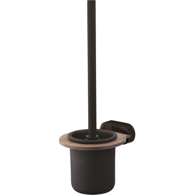 Erga Bergen nástěnný WC kartáč černá matně hnědá ERG 07960