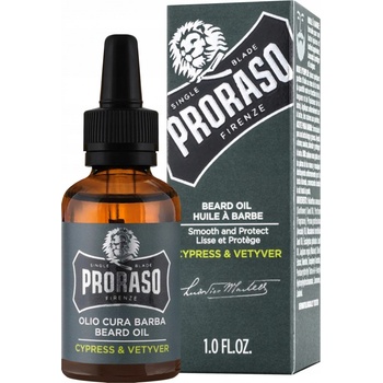 Proraso Cypress and Vetyver olej na fúzy 30 ml