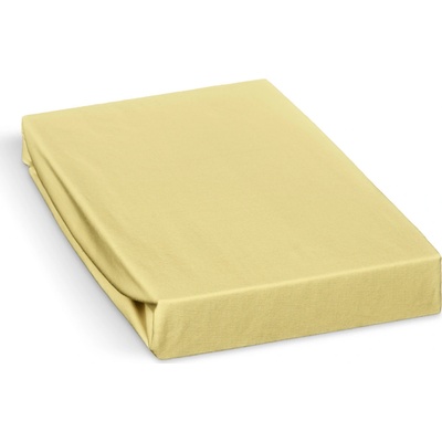 Polášek Prostěradlo jersey světle žluté 70x160