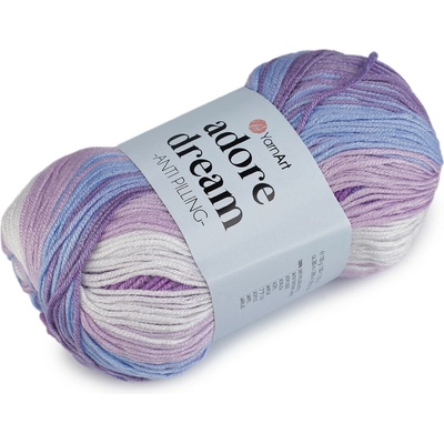 Pletací příze Adore Dream 100 g, střední, 10 (1056) fialová lila