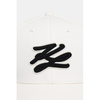 Karl Lagerfeld Шапка с козирка женска памучна K/AUTOGRAPH (B2W33019)
