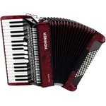 Hohner Bravo III 72 Пиано акордеон Red (A16632)