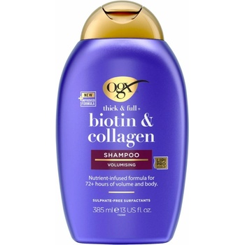OGX Biotyn&Collagen vlasový šampón s biotínom a kolagénom 385 ml