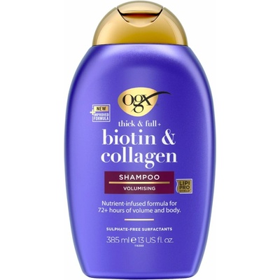 OGX Biotyn&Collagen vlasový šampón s biotínom a kolagénom 385 ml