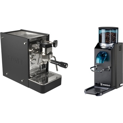 Set Stone Espresso Lite + Rancilio Rocky Doserless