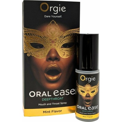 Orgie Oral Ease Deepthroat Mouth and Throat Spray Mint Flavor 15 ml