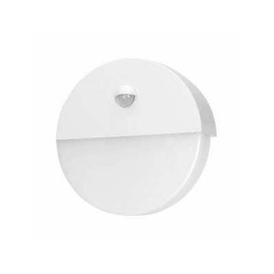 Градинска лампа ORNO HALIT OR-OP-6116WLPMR4, 10W, SMD LED, сензор за движение и здрач, 140° детекция, 600lm, IP65, 4000K, IK10, бяла