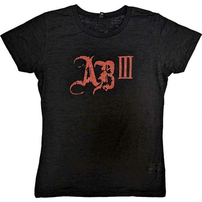 Tričko metal rock off Alter Bridge AB III Red Logo Čierna