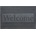 Jin Bo Yang Cn-Изтривалка welcome 40*60см(0059-1)-СИВО (0198391)