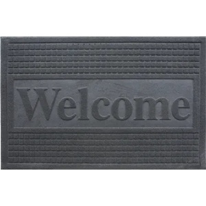 Jin Bo Yang Cn-Изтривалка welcome 40*60см(0059-1)-СИВО (0198391)