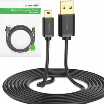 Ugreen 10386 USB - mini USB 480 Mbps, 3m, černý
