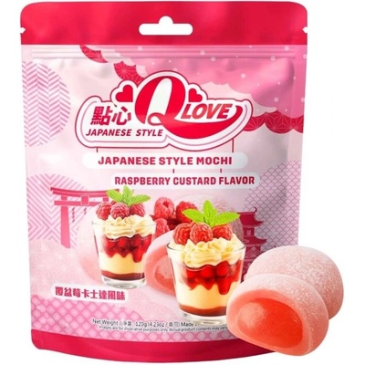 Qlove японски кремови кексчета с малина 120 г