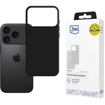 3mk Protection 3mk Matt Case за Apple iPhone 17 Pro Max - черен мат (5903108665162)