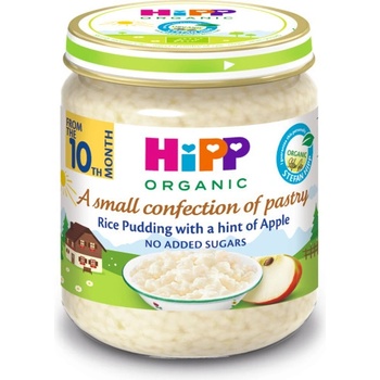 Hipp Био пюре Hipp Малки сладкиши - Мляко с ориз и ябълка, 200 g (5110)