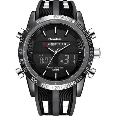 Readeel Часовник ar-4094 - Черен / Сив kp4094 (ar-4094)