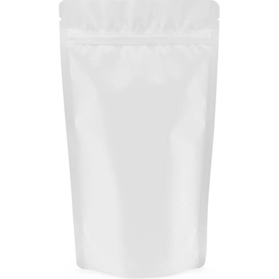 Doypack ZIP | bílý mat | recyklovatelný obsah 250ml (110 × 185 + 65mm)