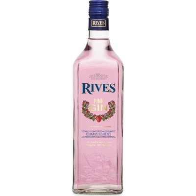 Rives Pink Gin 37,5% 0,7 l (holá láhev)