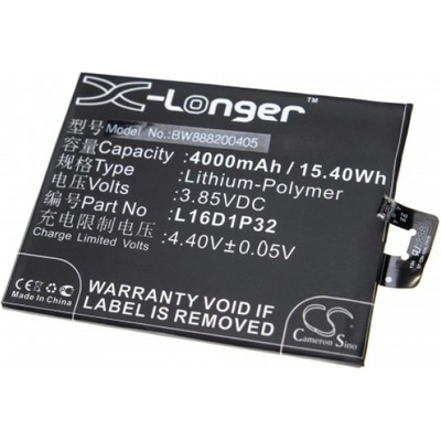 VHBW Батерия за Lenovo Phab 2 Plus, 4000 mAh (888200405)