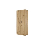 Bogdan Furniture I Двукрилен гардероб Мебели Богдан Модел 1007, Дъб артисан