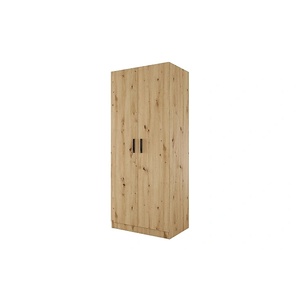 Bogdan Furniture I Двукрилен гардероб Мебели Богдан Модел 1007, Дъб артисан