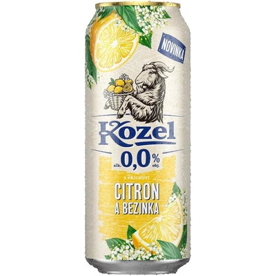 Kozel Nealko Citron & Bezinka, 4×0,5 l (4Pack (plech))