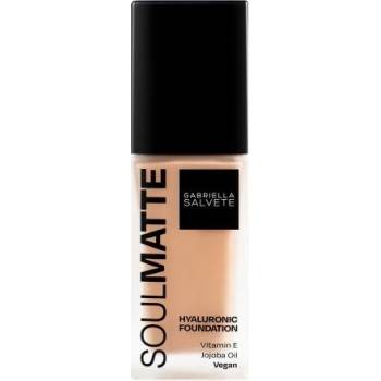 Gabriella Salvete Soulmatte Hyaluronic Foundation Hydratačný a zmatňujúci make-up 04 warm golden sand 30 ml