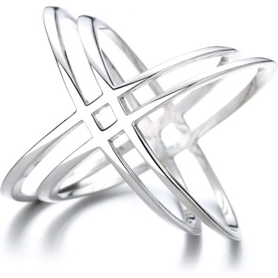 Silenti Jewelry Сребърен пръстен "Впечатление" - 5 - 49мм (15.6мм диам. )