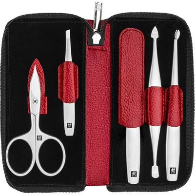 Zwilling Twinox Dauphine manikúra 5-dielna červená