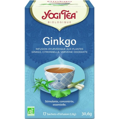 Yogi Tea Bio Ajurvédsky čaj Ginkgo 17 ks