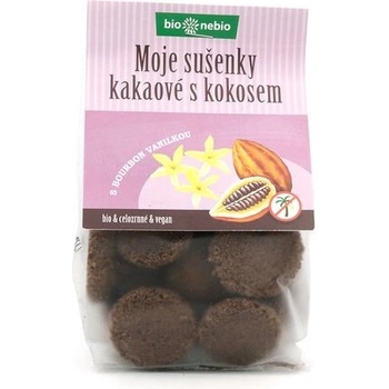 BioNebio Moje sušenky kakaové s kokosem Bio 130 g