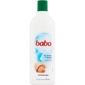 Baba šampón s balzamom pre všetky typy vlasov 2in1 Mamdľový olej 400 ml