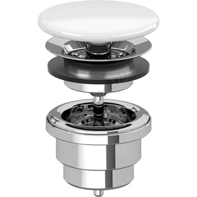 Villeroy & Boch 68080001 - Слив за умивалник керамика/лъскав хром (VB0176)