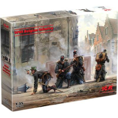 ICM WWI Belgian Infantry 1:35