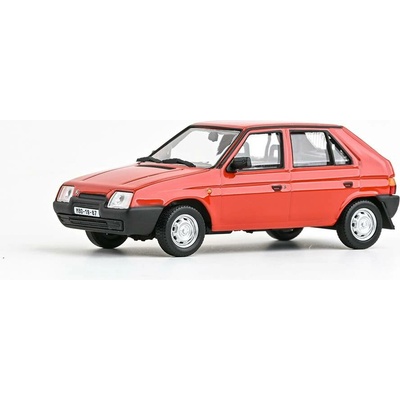 Abrex Škoda Favorit 136L 1988 Červená Korálová 1:43