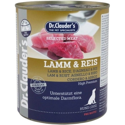 Dr.Clauder´s Adult Lamm & Reis jehně s rýží 800 g