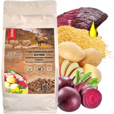 O'Canis za studena lisované s jelenem 1,5 kg