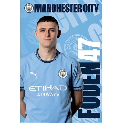 MANCHESTER CITY FC Plagát Manchester City FC, Phil Foden