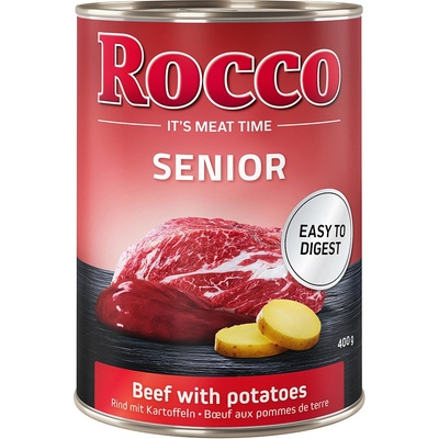 Rocco Senior hovězí & brambory 6 x 400 g
