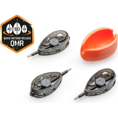 MIVARDI - Method Feeder set QMR Flat L 30 g + 40 g + 50 g + Formička